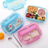 kawaii hellokitty lunch box sanrio cartoon stainless steel student tableware office worker portable insulated lunch box