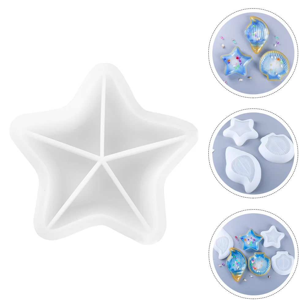 

Jewelry Tray Dish Mold Craft DIY Silicone Household Accessories Irregular Mould White Tools
