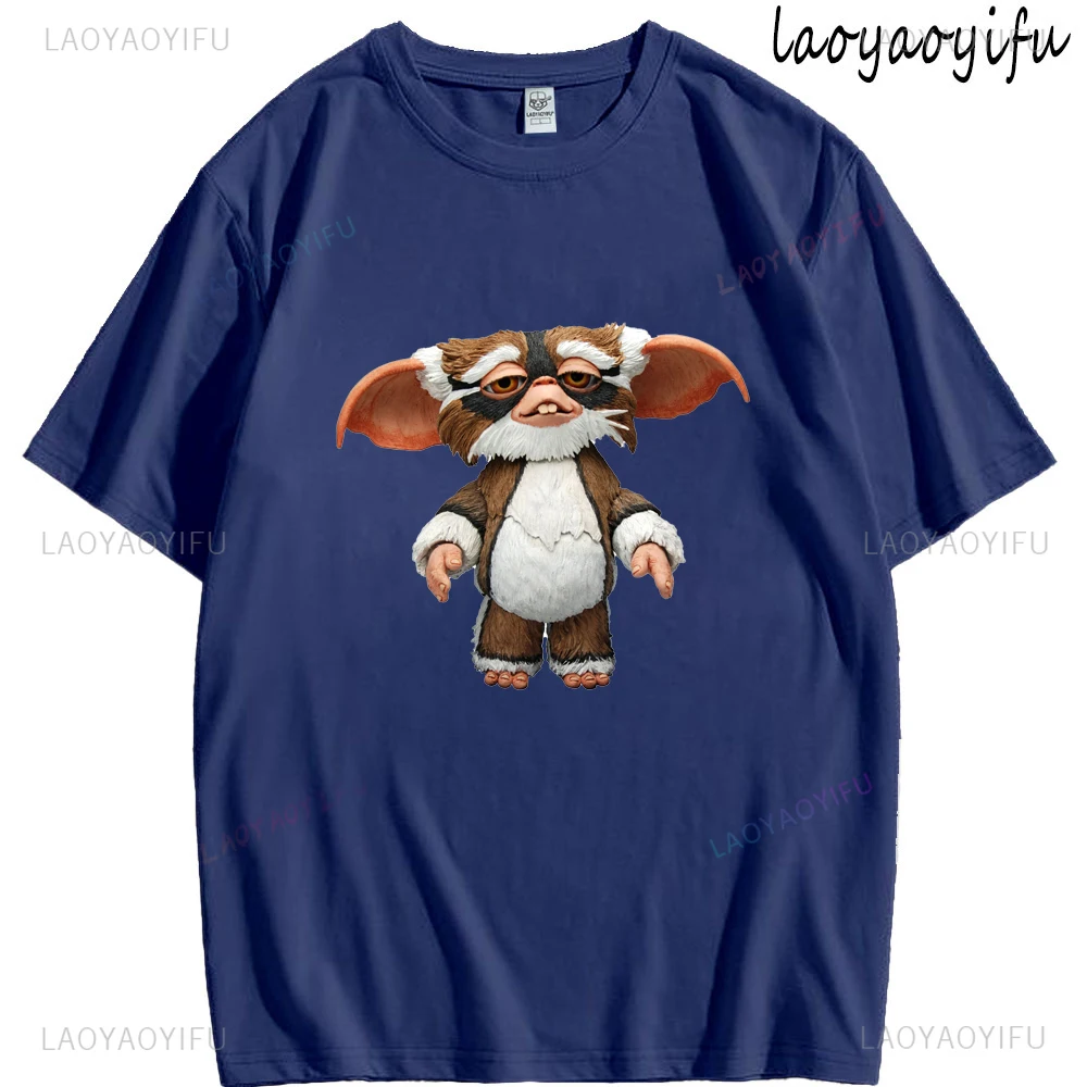 Шикарная футболка Kawaii с принтом Gremlin Gizmo повседневная хлопковая одежда мужская и