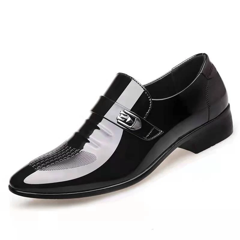 Fashion Elegant Dress Shoes for Men Italian Man Formal Leather Shoes Male Casual Society Loafers Shoe Male Footwear Large Sizes