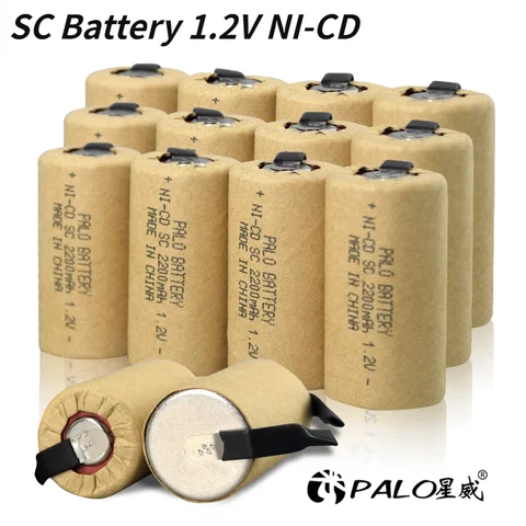 SUBC батарея SC батареи Замена для электроинструментов 1,2 v nicd 2200mah, Аккумуляторная батарея SC 2200 мАч 1,2 в 42,5 мм * 22 мм для электроинструмента Bosch