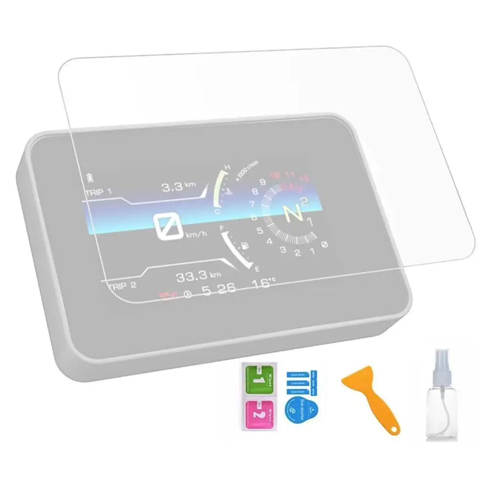 

Motorcycle Instrument Panel Screen Protector Kit Anti-scratch Dashboard Screen Protective Films for YAMAHA MT 07 MT-07 2023
