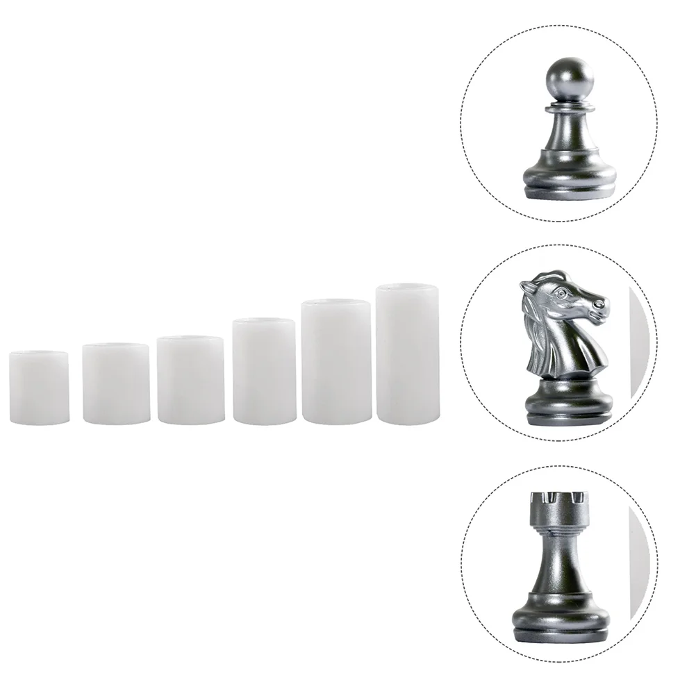 

Chess Molds Moldsilicone Diy Resin Shape Candy Casting Pillar Piece Fondant Cake Handicraft Cylinder Foraccessory Topper Mould