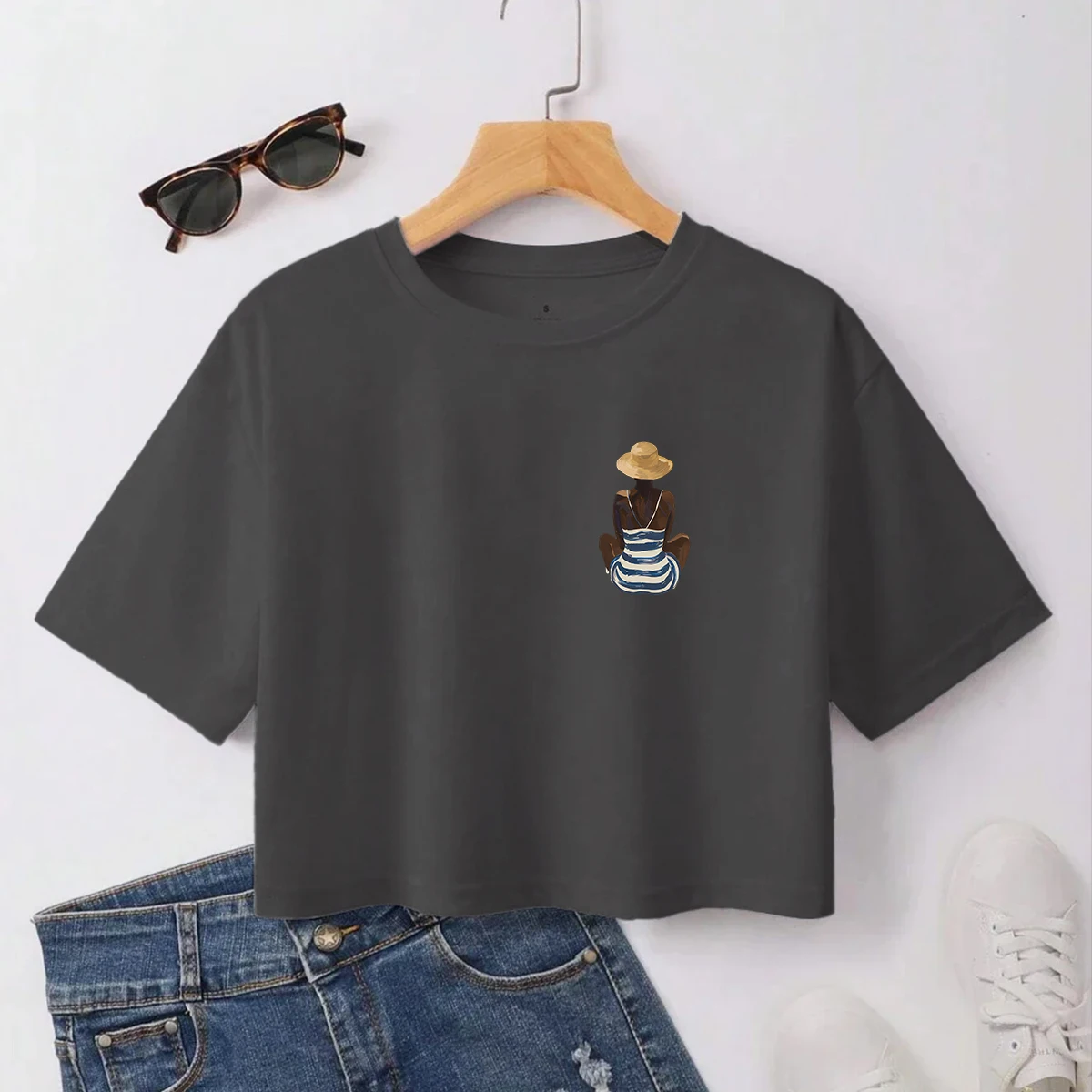 Женские летние футболки UKitty Новое поступление Модные приталенные винтажные