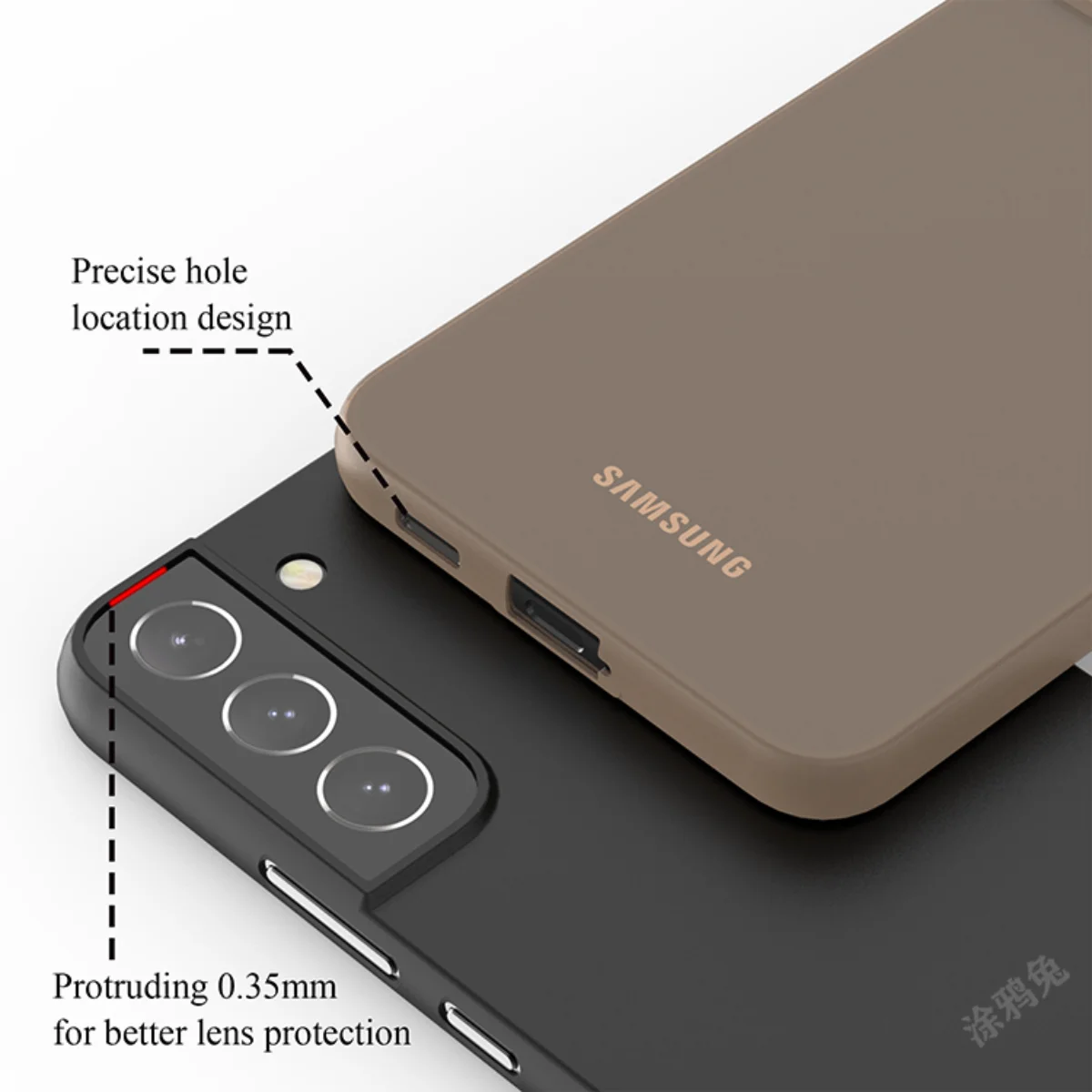 

CASE For Samsung Galaxy S22 Plus Ultra Back Cover Printing Frosted Matte Shockproof Case