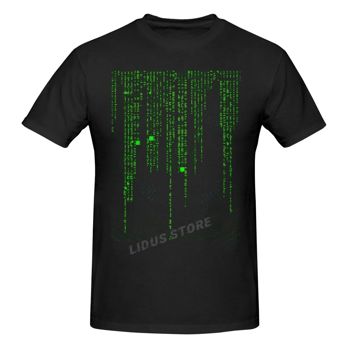 

The Matrix Neo Sci-Fi Action Movie TShirts For Men Caught In The Matrix Less Funny Crewneck Cotton T Shirt 2020