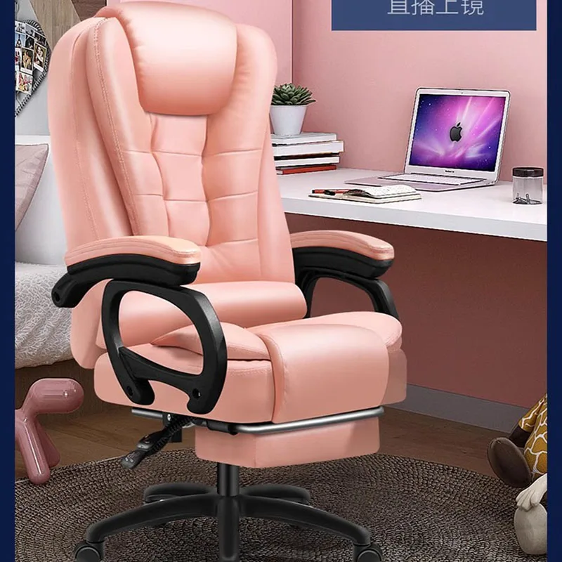 

Zero Gravity Swivel Chair Computer Designer Barber Study Pedicure Chair Comfy Luxury Leather Silla Escritorio Nordic Furniture