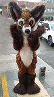 husky dog fox mascot costume long fur furry costume wolf cosplay fursuit 426