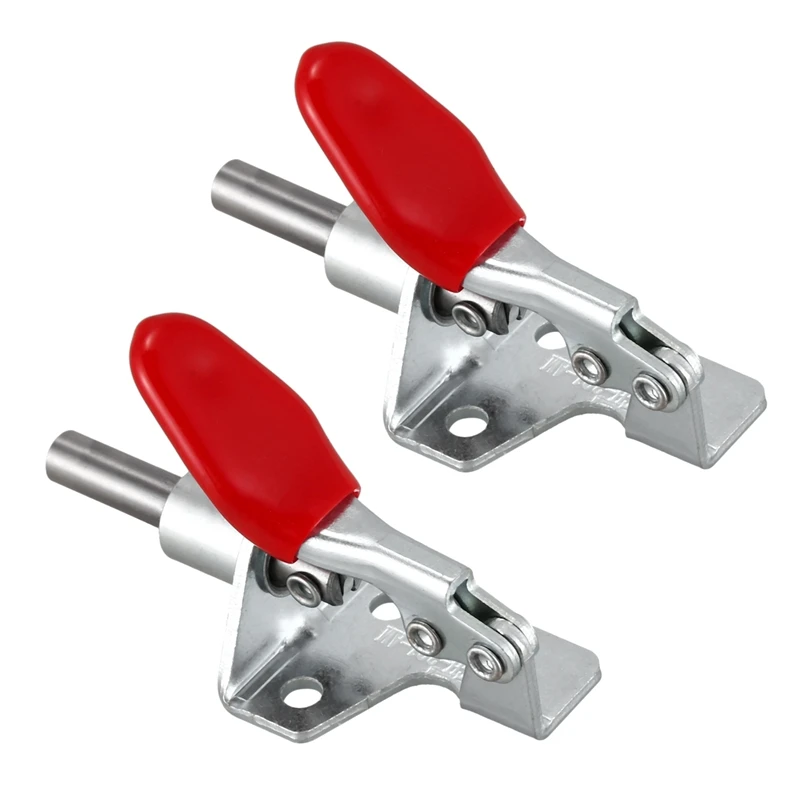 

2PCS 45Kg 99 Lbs Holding Capacity 16.7Mm Plunger Stroke Push Pull Type Toggle Clamp