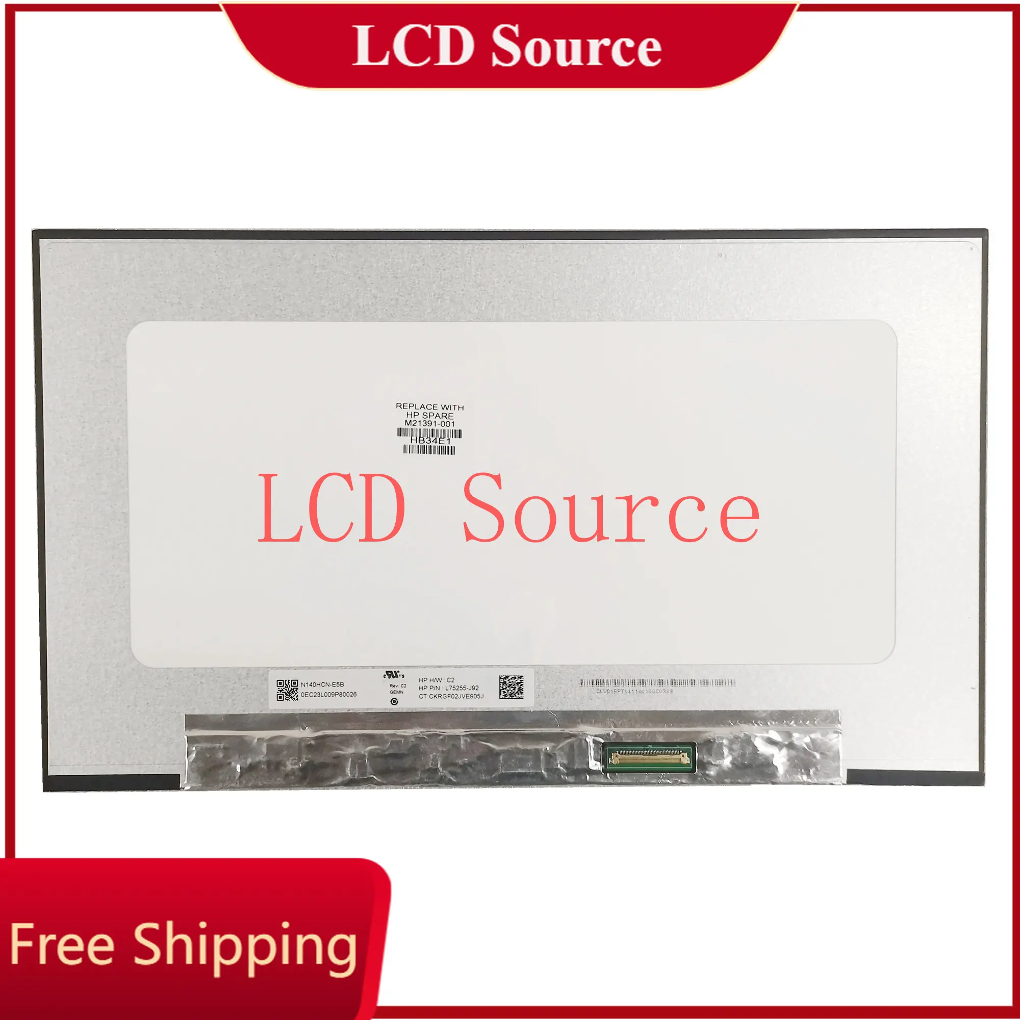 

N140HCN-E5B 14,0 дюймов 1920*1080 EDP 40 контактов сенсорный ЖК-экран для ноутбука