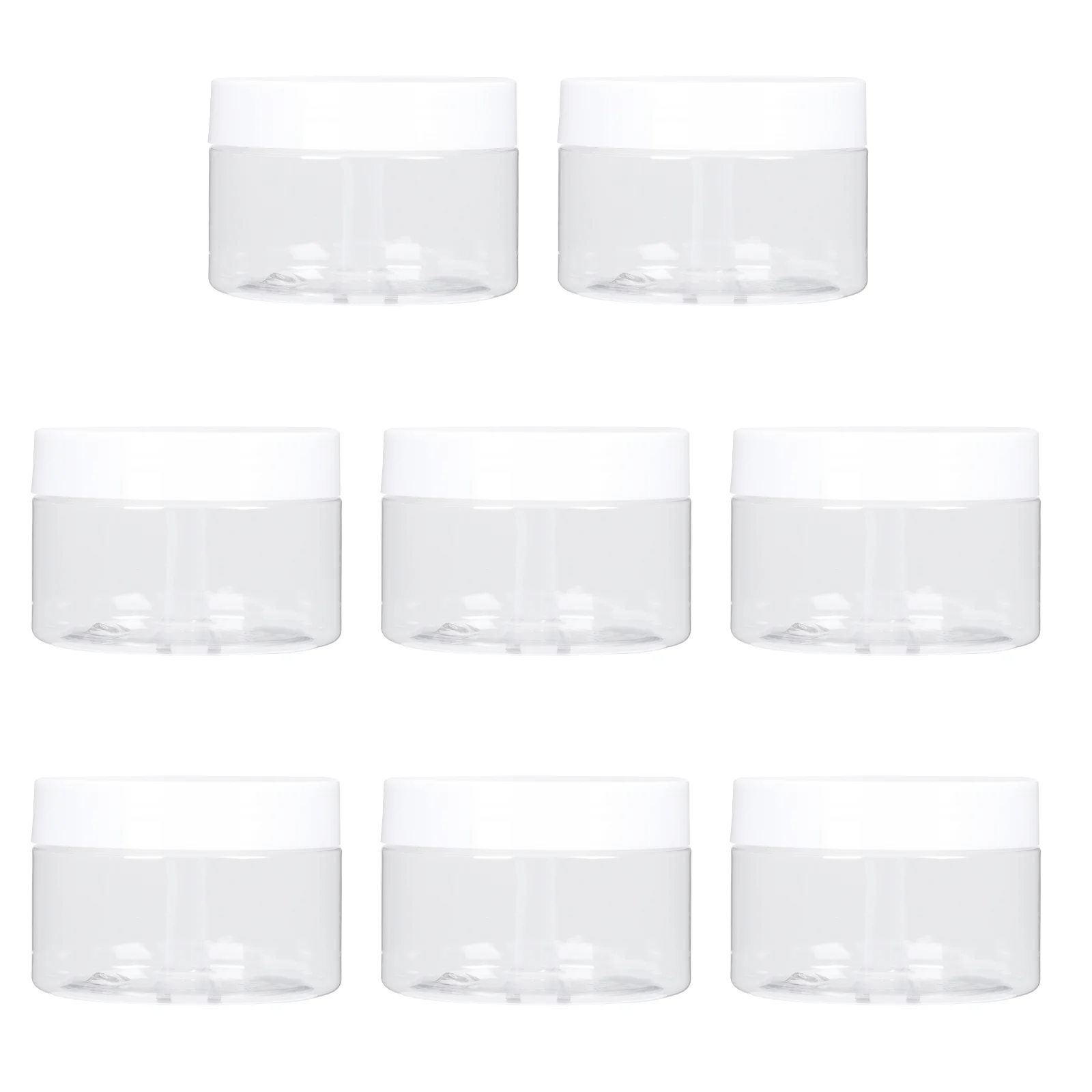 

8Pcs Plastic Food Holders Sealed Snack Tea Cans Kitchen Food Storage Boxes