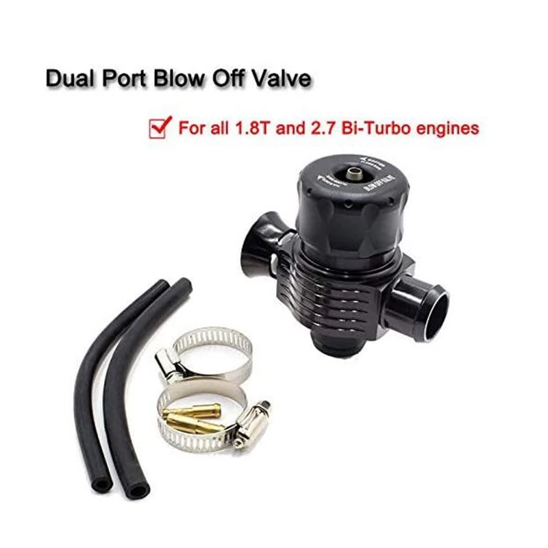 Алюминиевый выпускной клапан Bov 25 мм 3 в 1 для Passat Beetle Bora Golf Jetta A3 A4 A6 TT 1.8T BOV BLOW OFF VALVE