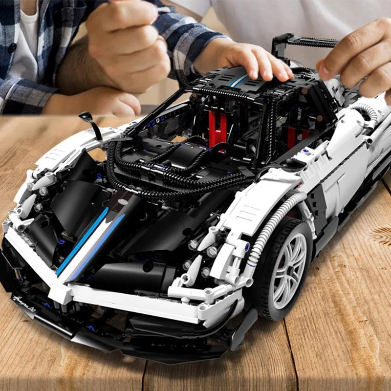 

1/8 Pagani Huayra BC Building Blocks Car MOC High-Tech Super Speed Sports Racing Car Model Bricks Children's Toys Gifts