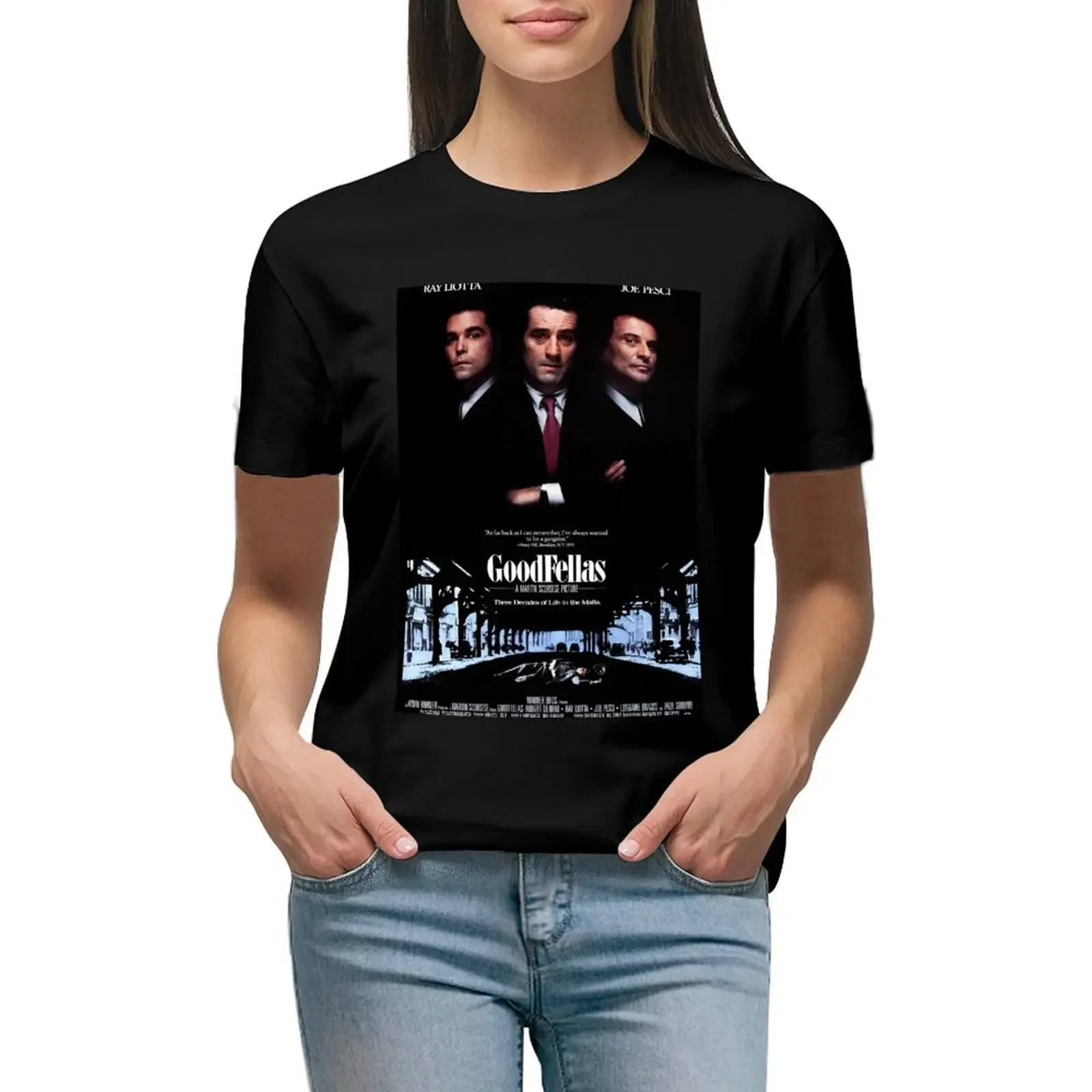 Футболка с плакатом Goodfellas эстетичная одежда простая винтажные футболки большого