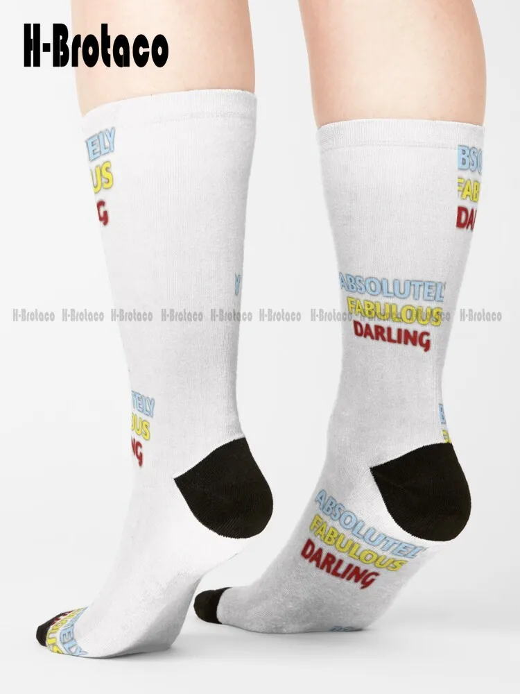 

Absolutely Fabulous Darling Socks Black Football Socks Comfortable Best Girls Sports Gd Hip Hop Street Skateboard Socks Casual