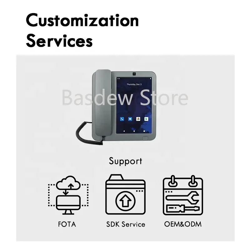 Настольный смарт 4G видео телефон гостиничный офис фиксированный Беспроводной