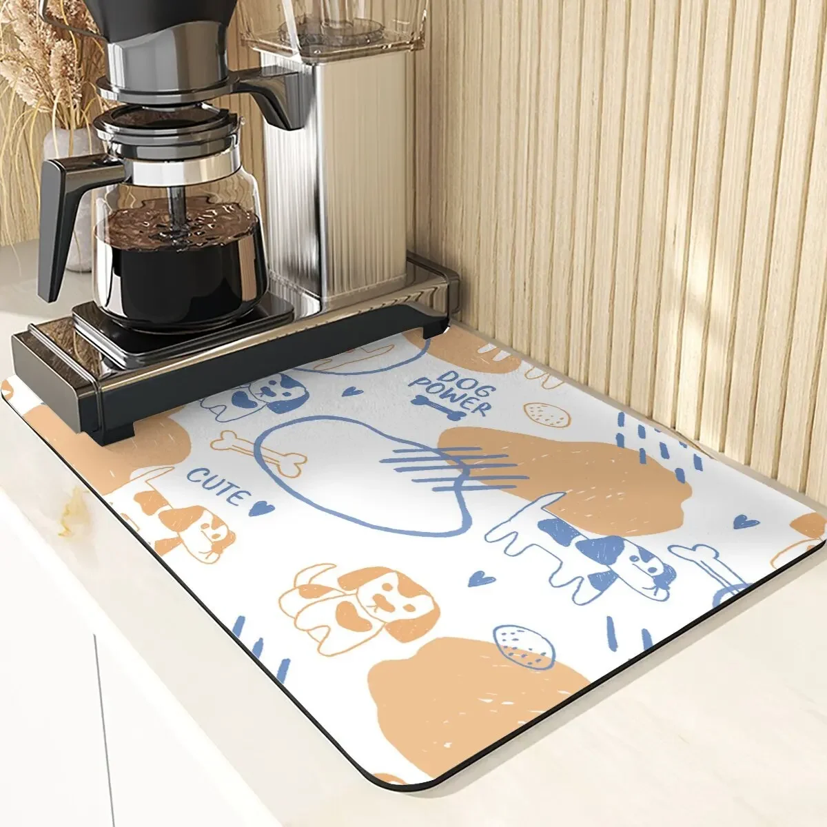 Силиконовый коврик для стола с рисунком собаки