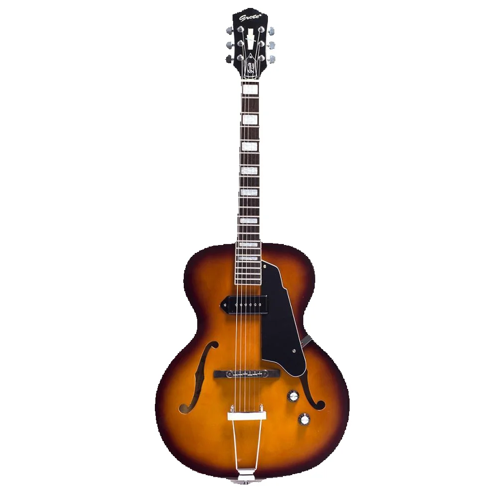 

ACKI Archtop Hollowbody Jazz Guitar with Superb Clean Tones for Jazz Soloing
