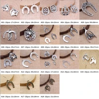 new arrival horseshoe horse head charms for jewelry making gifts for women