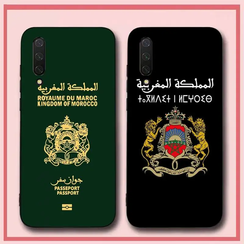 

Morocco Flag Passport Phone Case for Xiaomi mi 5 6 8 9 10 lite pro SE Mix 2s 3 F1 Max2 3