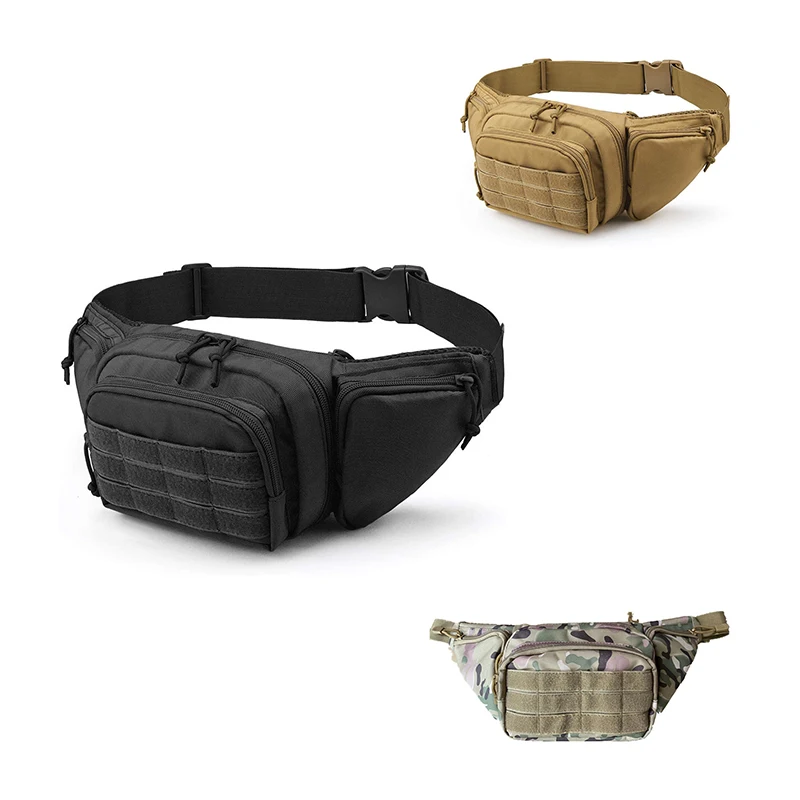 Hiking Travel casual mens cross body chest bag Cycling tactical fanny Pack Waist Bag shoulder For men Daily Life Cycling Camping