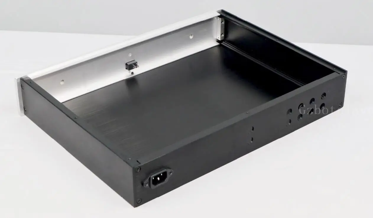 Полностью алюминиевый предусилитель корпус усилителя DIY с ручками W430*H70*D300 мм или