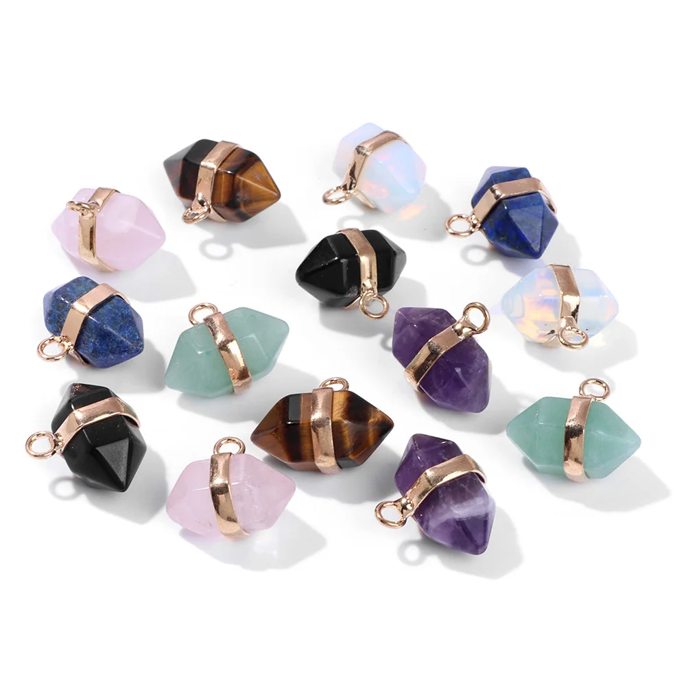 1-5 шт./компл. рейки оздоровительный Ограненный кулон в форме раздела подвеска из