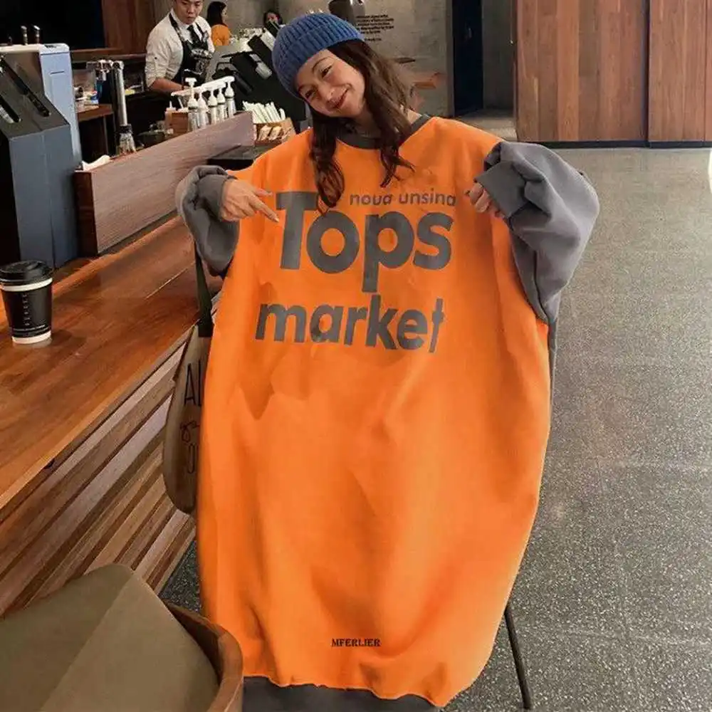 Женское зимнее платье с круглым вырезом длинным рукавом и флисовой подкладкой -