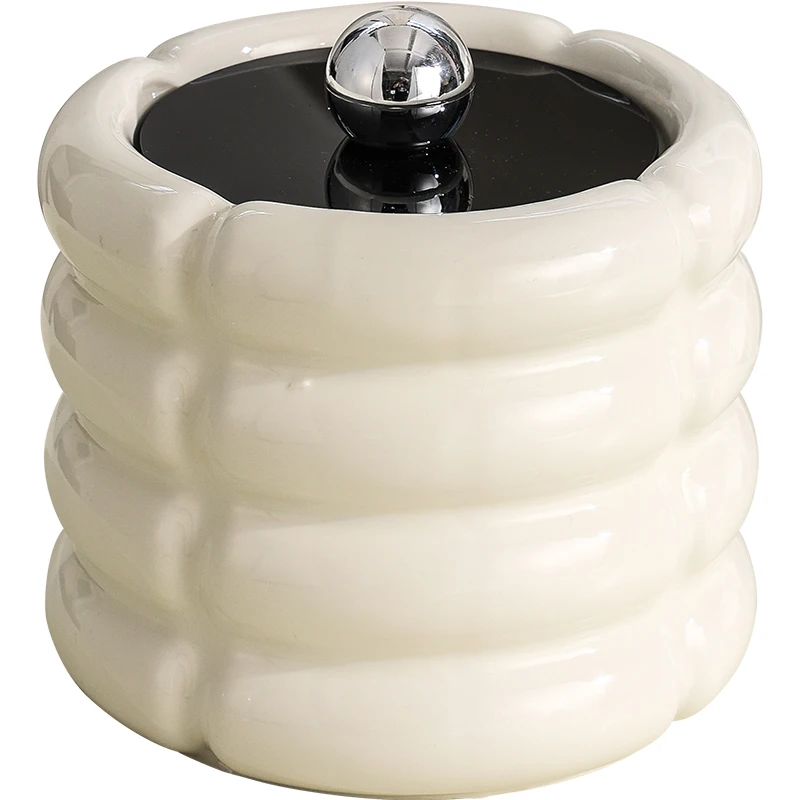 Мини-милая настольная мусорная корзина с крышкой для спальни прикроватный стол