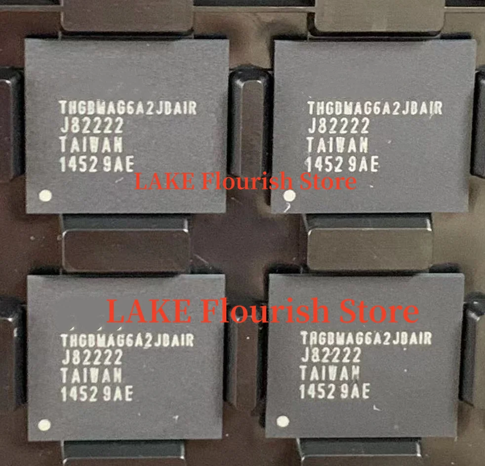 1-10 unids/lote THGBMAG6A2JBAIR THGBMAG6A2JBA1R BGA EMMC