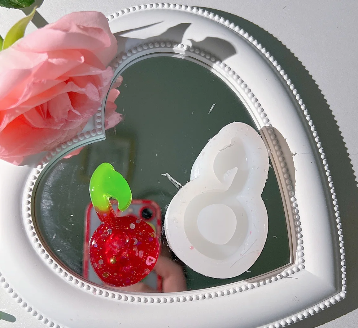 Wsy-312 форма в форме фруктов с сыпучим песком для шейкера из персиковой смолы