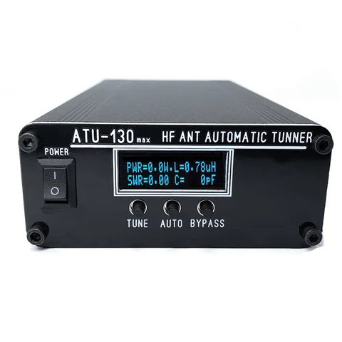 ATU-130 MAX антенна тюнер коробка 1,8-50 МГц 200 Вт миниатюрная Коротковолновая антенна тюнер обновленная версия ATU-100 ATU100