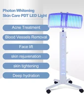 pdt led photon therapy standing skin recovery spot removal led facial machine professional