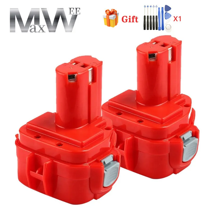 

Аккумуляторная батарея для Makita 12 в 1220 Ач Ni-MH, электроинструменты, батарея PA12 1222 1235 1233 1233S 6271D L50, сменная батарея