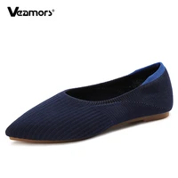 women flat shoes solid color pointed toe office ladies lightweight flat casual slip on shoes comfortable non slip size 35 42