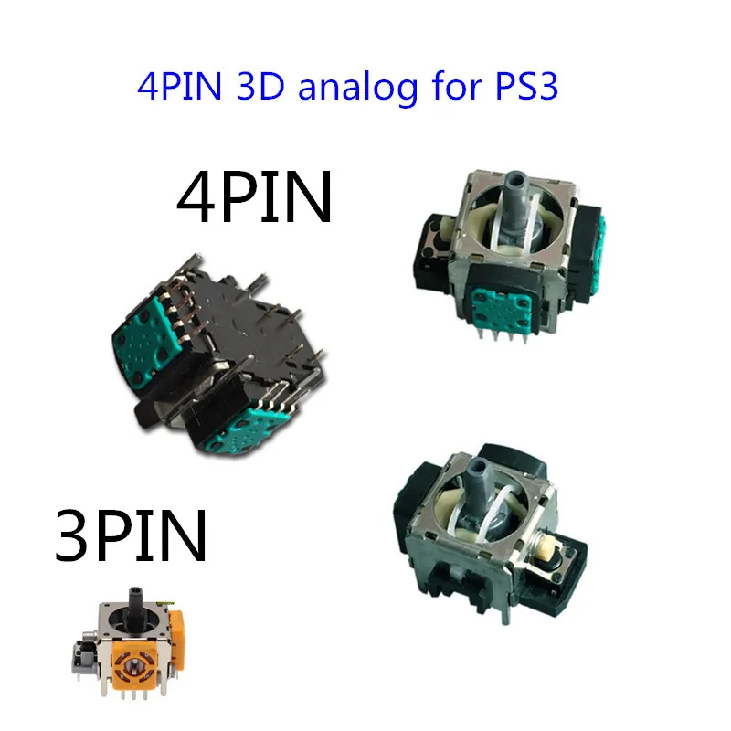 Оригинал для PlayStation 3 PS3 4 штырька 3d-ручка деталь 3D аналоговая карта памяти |