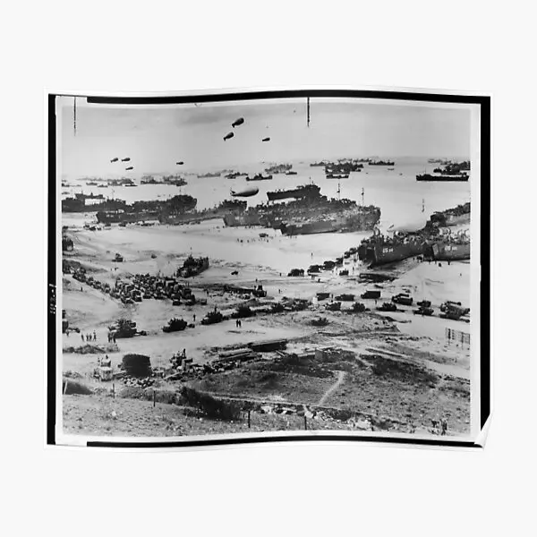 Посадочное ремесло в Нормандии, Франции на D Da плакат, современная домашняя настенная забавная роспись, винтажный декор, декор для комнаты, печать, украшение без рамки