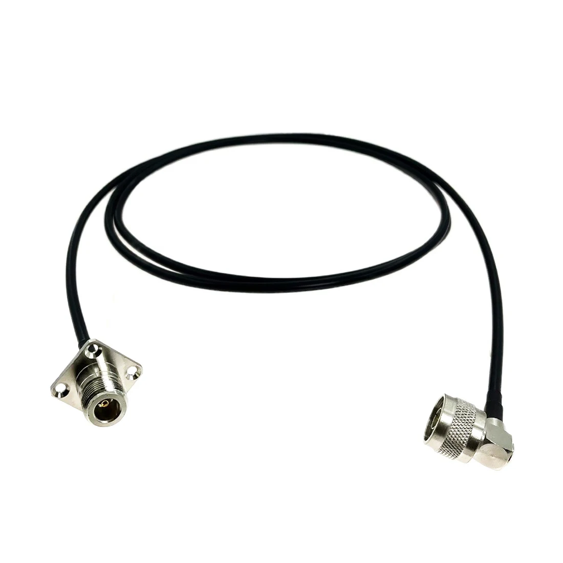 Удлинитель для беспроводного модема, разъем «папа», прямой/правый угол, разъем «папа» N типа, 4 отверстия, фотоэлемент RG58, 50 см/100 см