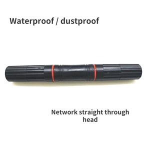 Waterproof and Dustproof RJ45 Network Cable Connector Pair Connector Outdoor Network Straight Connector