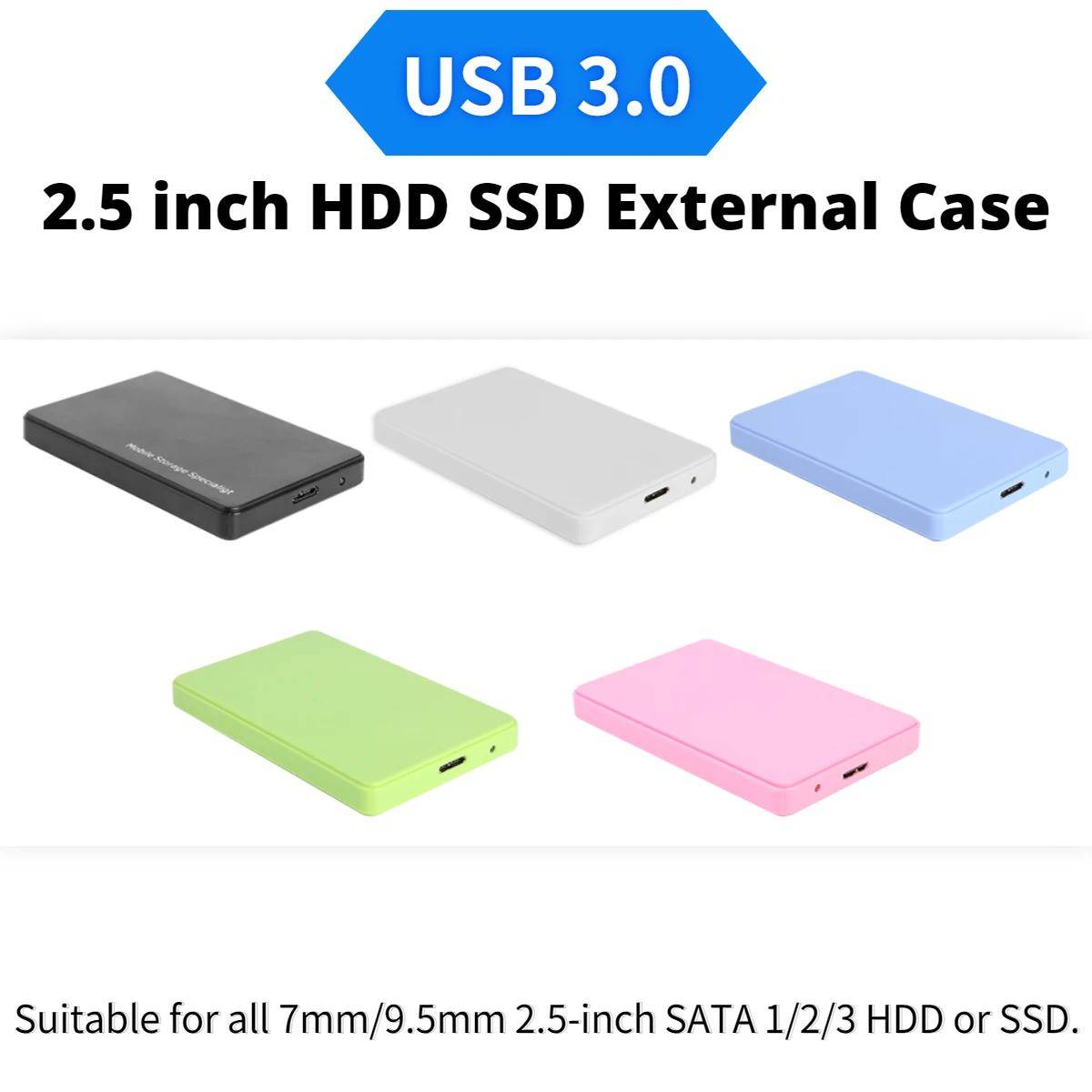 

Корпус для жесткого диска 2,5 дюйма, USB 3,0, 8 ТБ, 6 Гбит/с