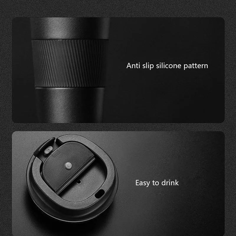 Кафе-термос кружка с нескользящим чехлом автомобильная термос дорожная