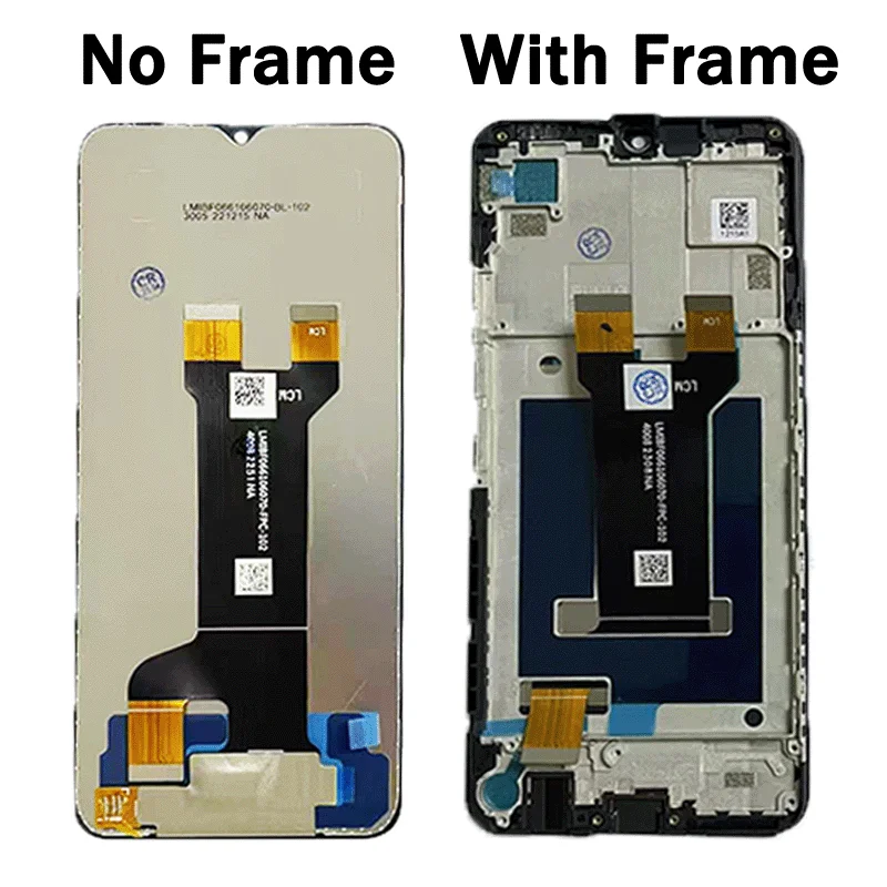 Фото 6,6-дюймовый IPS ЖК-дисплей для ZTE Nubia Neo 5G, ЖК-экран, сенсорная панель, дигитайзер, дисплей 8150N с рамкой №4