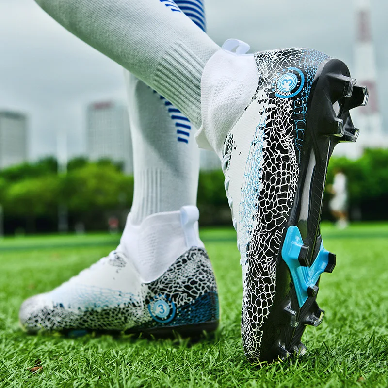 Фото Обувь для футбола Cleats, мужские кроссовки, профессиональные футбольные бутсы, Обучающие Детские футбольные бутсы для детей, размер 35-45 №3