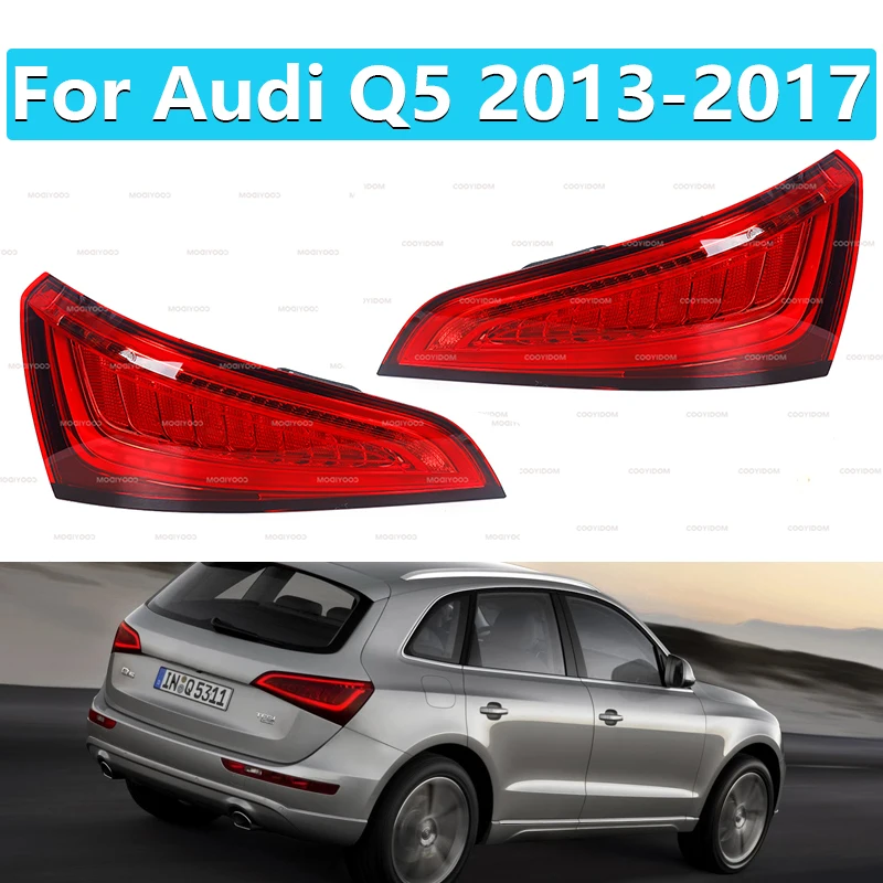 Задний фонарь для Audi Q5 2013 2014 2015 2016 2017 задний стоп светильник автомобиля рулевого