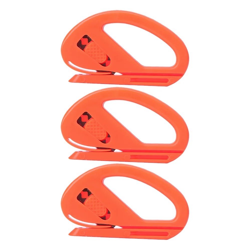 

3Pcs Portable Wraps Safety Cutter Useful Film Wrap Paper Cutter for Craft Making