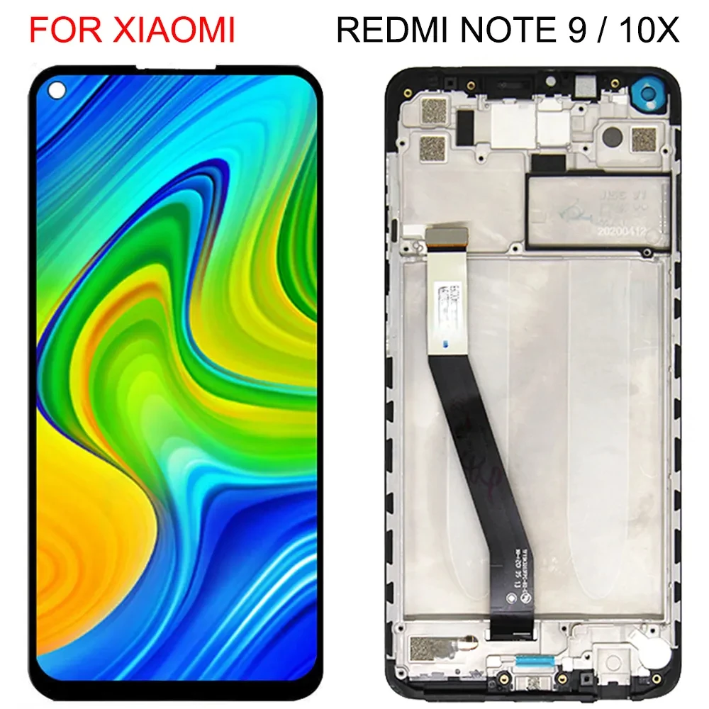 

6.53" Original For Xiaomi Redmi Note 9 LCD Display Screen Replacement For Redmi 10X 4G LCD M2003J15SG Display M2003J15SC Parts