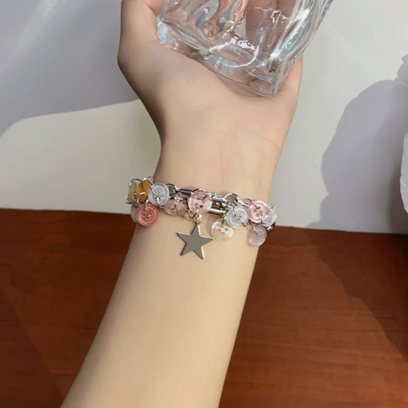 Ручная цепочка модный браслет подарочный аксессуар Y2K браслеты в стиле Харадзюку