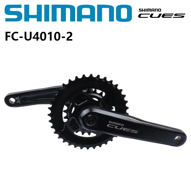 SHIMANO CUES FC-U4010-2 2-PIECE CRANKSET 2x11/10/9s Two Piece Crankset Structure For MTB 170 36-22T Original Shimano Bike Part
