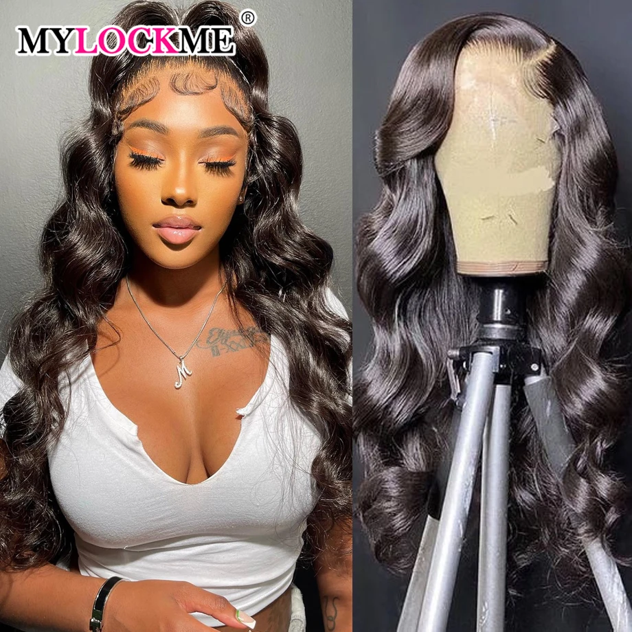 

Hd Lace Frontal Wig 13x6 Lace Front Wig Human Hair 30Inch Body Wave Transparent Lace Human Hair Wigs HD Lace 360 Front Wig