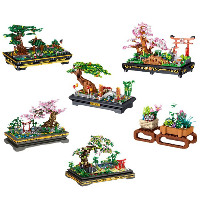 

1469 шт., Детский конструктор «Сакура»